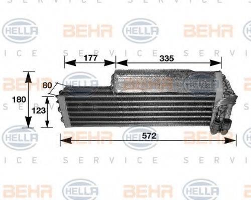 BEHR HELLA SERVICE 8FV351210291 Испаритель, кондиционер