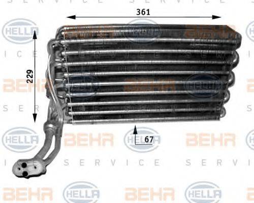 BEHR HELLA SERVICE 8FV351210741 Испаритель, кондиционер