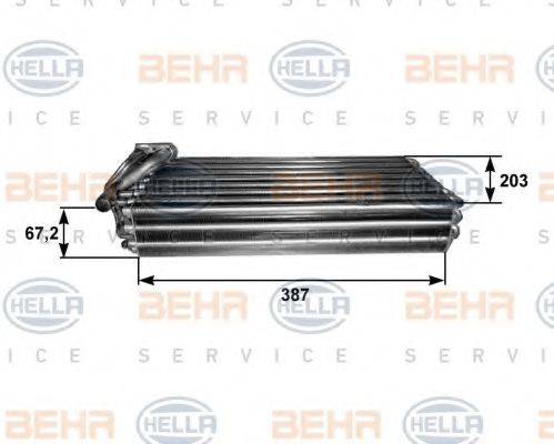 BEHR HELLA SERVICE 8FV351211101 Испаритель, кондиционер