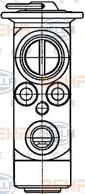 BEHR HELLA SERVICE 8UW351234151 Расширительный клапан, кондиционер