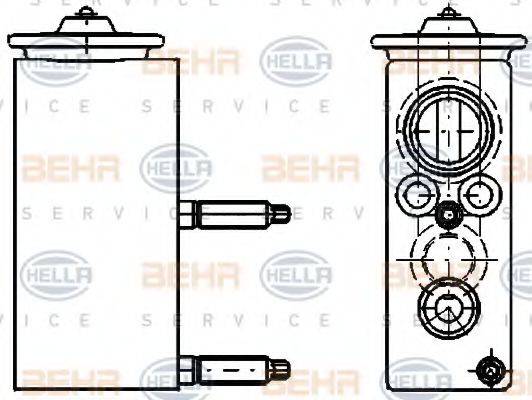 BEHR HELLA SERVICE 8UW351234421 Расширительный клапан, кондиционер