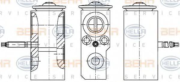 BEHR HELLA SERVICE 8UW351234631 форсунка, расширительный клапан