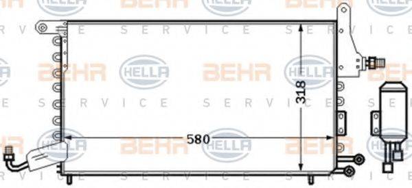 BEHR HELLA SERVICE 8FC351301541 Конденсатор, кондиционер