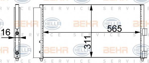 BEHR HELLA SERVICE 8FC 351 301-711