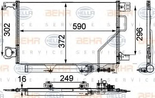 BEHR HELLA SERVICE 8FC 351 303-411