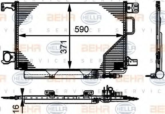 BEHR HELLA SERVICE 8FC 351 317-501