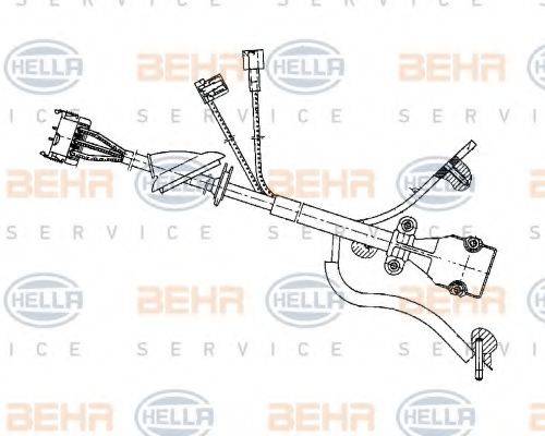 BEHR HELLA SERVICE 5HL351321061 Регулятор, вентилятор салона