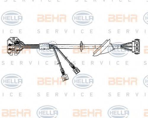 BEHR HELLA SERVICE 5HL351321081 Регулятор, вентилятор салона