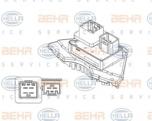 BEHR HELLA SERVICE 5HL351321231 Регулятор, вентилятор салона