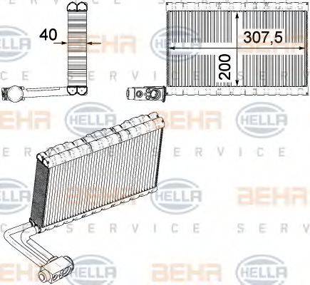 BEHR HELLA SERVICE 8FV351331191 Испаритель, кондиционер