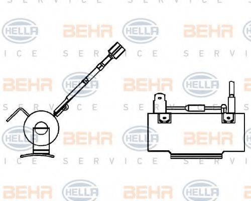 BEHR HELLA SERVICE 9ML351332021 Сопротивление, вентилятор салона