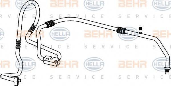 BEHR HELLA SERVICE 9GS351337071 Трубопровод высокого / низкого давления, кондиционер