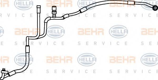 BEHR HELLA SERVICE 9GS351337211 Трубопровод высокого давления, кондиционер