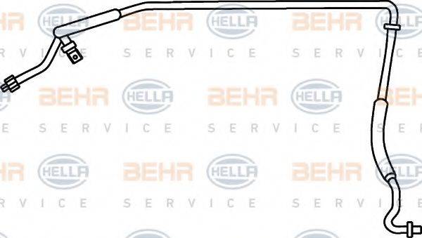 BEHR HELLA SERVICE 9GS351337301 Трубопровод высокого давления, кондиционер