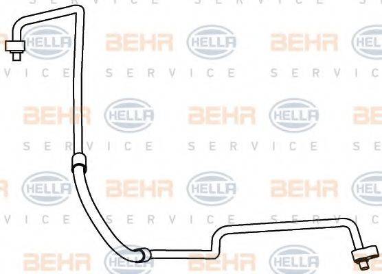 BEHR HELLA SERVICE 9GS351337441 Трубопровод высокого давления, кондиционер