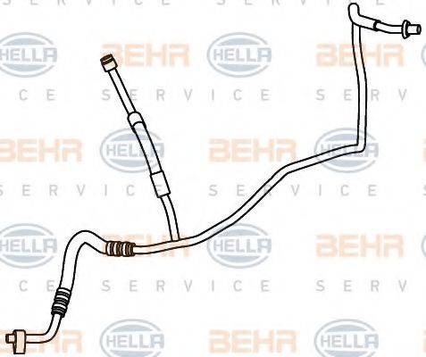 BEHR HELLA SERVICE 9GS351337561 Трубопровод высокого давления, кондиционер