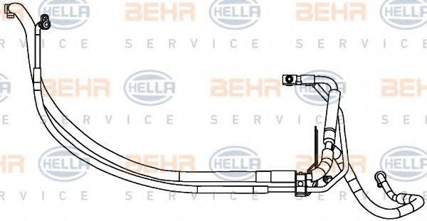 BEHR HELLA SERVICE 9GS351337681 Трубопровод высокого / низкого давления, кондиционер