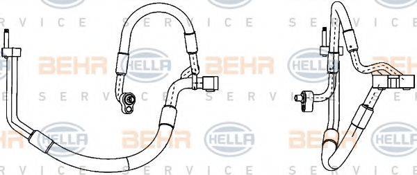BEHR HELLA SERVICE 9GS351338421 Трубопровод высокого / низкого давления, кондиционер