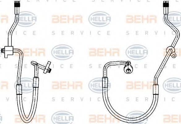 BEHR HELLA SERVICE 9GS351338431 Трубопровод высокого давления, кондиционер