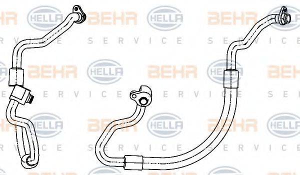 BEHR HELLA SERVICE 9GS351338491 Трубопровод низкого давления, кондиционер