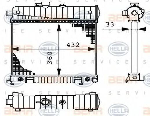 BEHR HELLA SERVICE 8MK 376 710-271