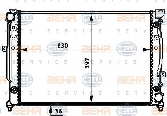 BEHR HELLA SERVICE 8MK 376 720-601