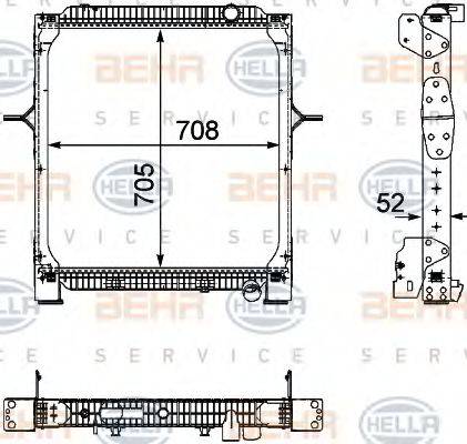 BEHR HELLA SERVICE 8MK 376 745-181