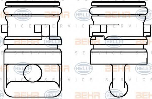 BEHR HELLA SERVICE 9NS376747051 Болт, пробка радиатора