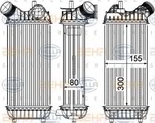 BEHR HELLA SERVICE 8ML376755611 Интеркулер