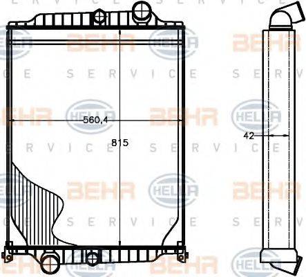 BEHR HELLA SERVICE 8MK 376 758-111