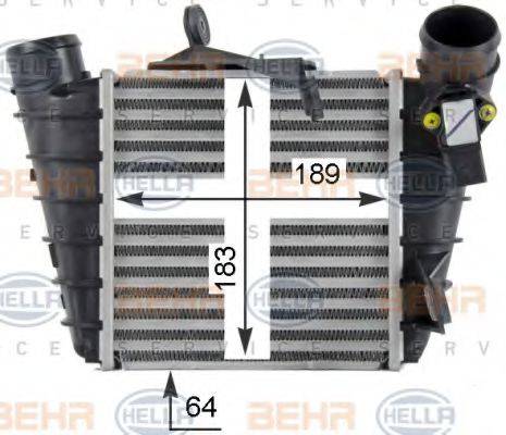 BEHR HELLA SERVICE 8ML376760581 Интеркулер