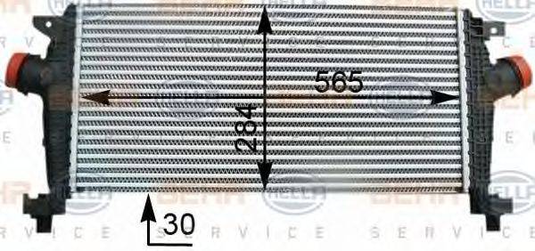 BEHR HELLA SERVICE 8ML376777261 Интеркулер