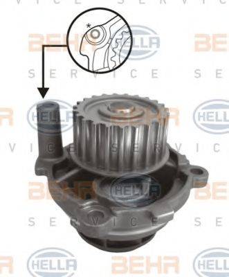 BEHR HELLA SERVICE 8MP376800044 Водяной насос