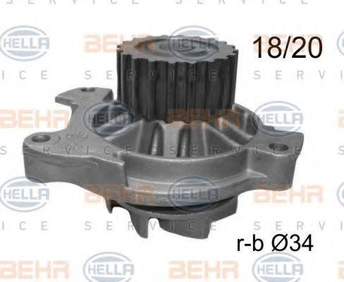 BEHR HELLA SERVICE 8MP376800144 Водяной насос