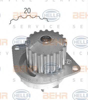 BEHR HELLA SERVICE 8MP376800754 Водяной насос