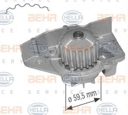 BEHR HELLA SERVICE 8MP376801084 Водяной насос