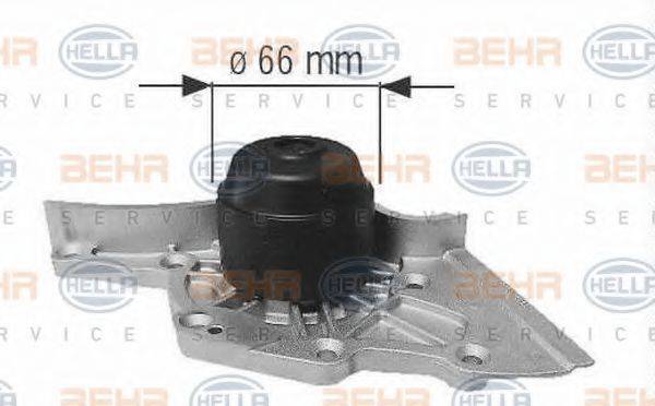 BEHR HELLA SERVICE 8MP376802514 Водяной насос