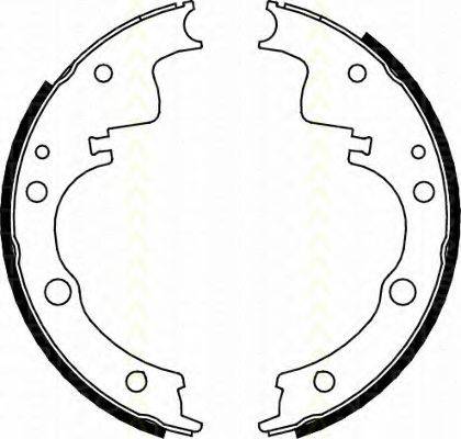 TRISCAN 810010014 Комплект тормозных колодок