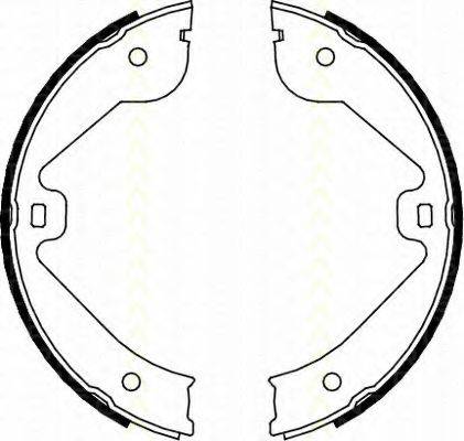 TRISCAN 810010022 Комплект тормозных колодок; Комплект тормозных колодок, стояночная тормозная система