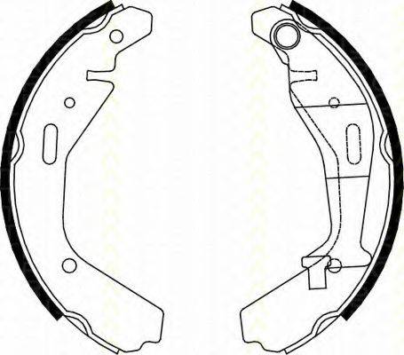 TRISCAN 810010024 Комплект тормозных колодок