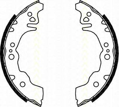 TRISCAN 810010027 Комплект тормозных колодок