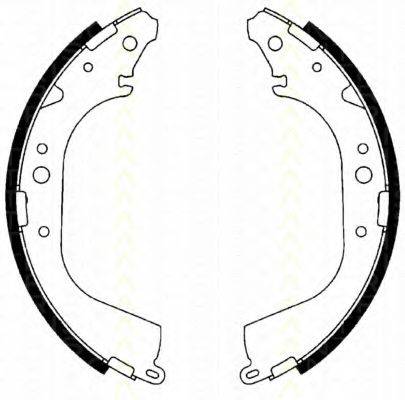 TRISCAN 810010519 Комплект тормозных колодок