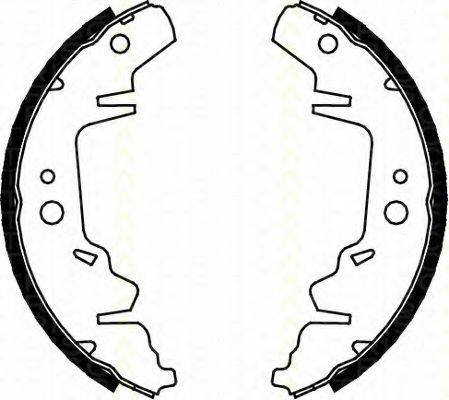 TRISCAN 810010593 Комплект тормозных колодок