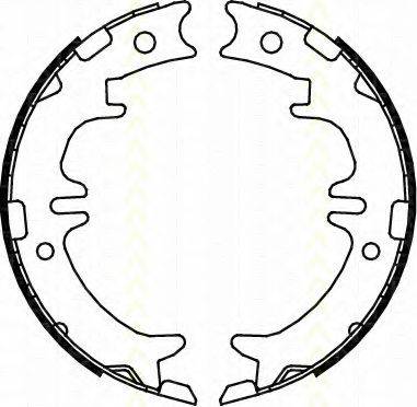 TRISCAN 810013033 Комплект тормозных колодок, стояночная тормозная система