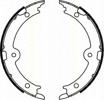 TRISCAN 810013045 Комплект тормозных колодок, стояночная тормозная система
