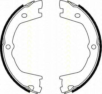 TRISCAN 810015019 Комплект тормозных колодок, стояночная тормозная система