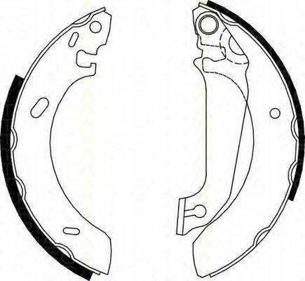 TRISCAN 810016536 Комплект тормозных колодок