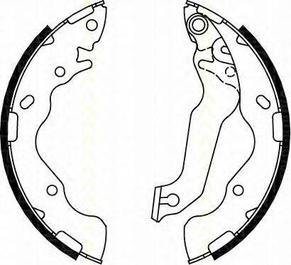 TRISCAN 810018009 Комплект тормозных колодок