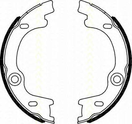 TRISCAN 810018010 Комплект тормозных колодок; Комплект тормозных колодок, стояночная тормозная система