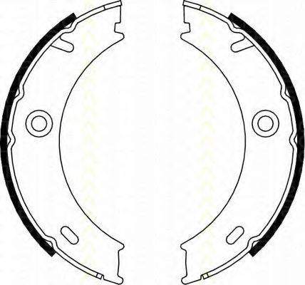 TRISCAN 810023025 Комплект тормозных колодок, стояночная тормозная система